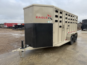 New 2025 Eagle X Trailers 6'8''x16' Live Stock Trailer