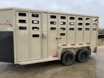 New 2025 Eagle X Trailers 6'8''x16' Live Stock Trailer