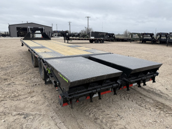 New 2025 Load Trail 32' GOOSNECK MAX RAMPS 25.9K Flatbed Trailer