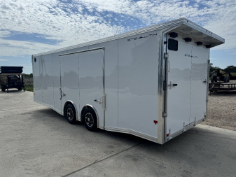 New 2025 ALCOM Stealth 24' Enclosed Carhualer 10K