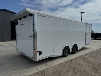 New 2025 ALCOM Stealth 24' Enclosed Carhualer 10K
