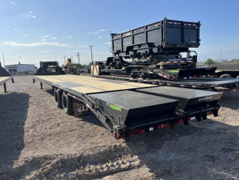 New LOAD TRAIL 40' GOOSENECK MAX RAMPS 16K AXLES 40K