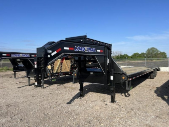New LOAD TRAIL 40' GOOSENECK MAX RAMPS 16K AXLES 40K