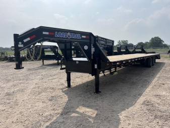 New Load Trail 40' Gooseneck Flatbed Max Ramps 25.9K