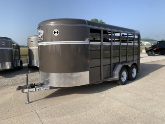 New 2025 CORNPRO SB16 7s Bumper Pull Stock / Stock Combo Trailer