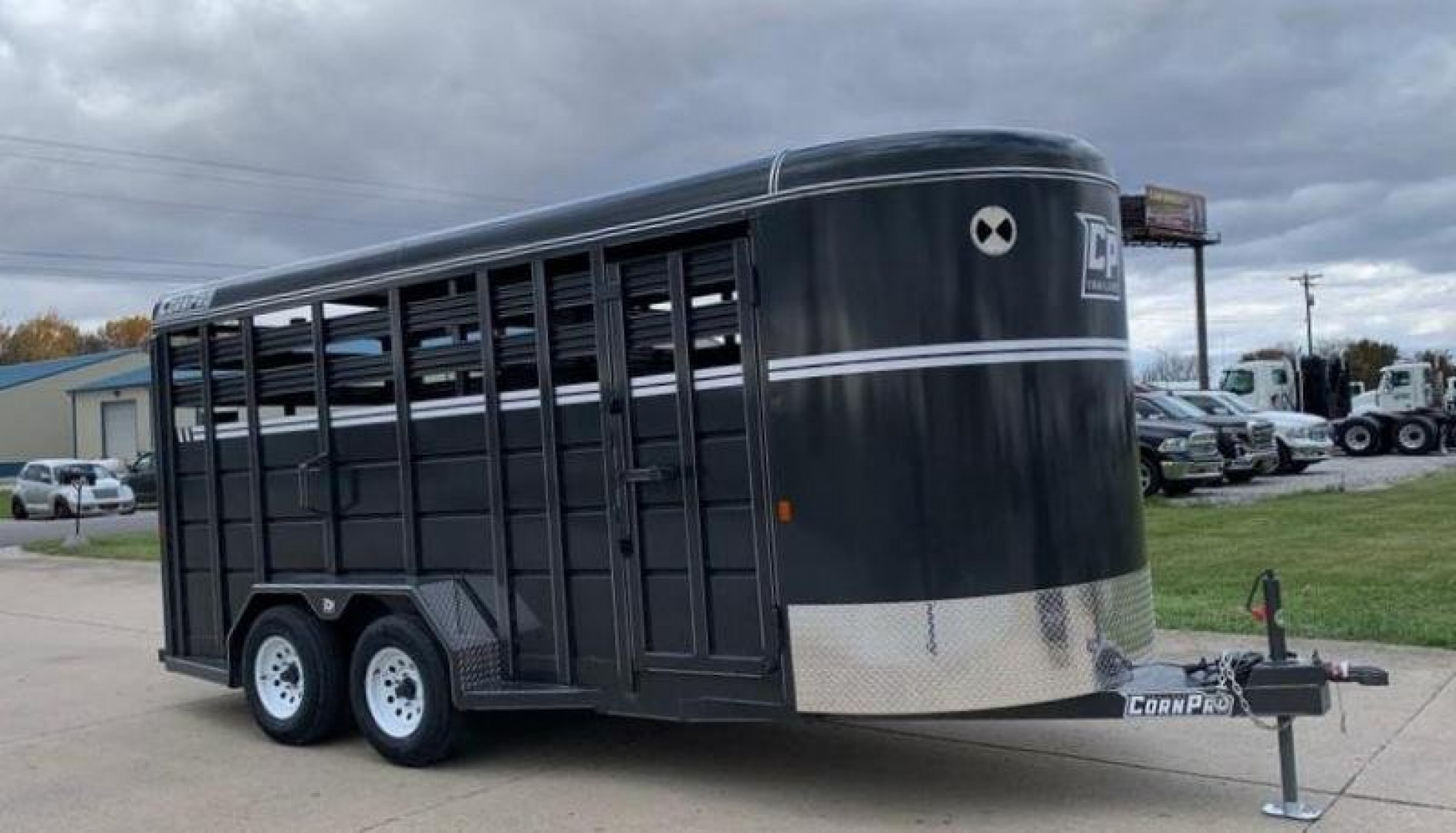 New 2025 CORNPRO SB18 6s Stock / Stock Combo Trailer