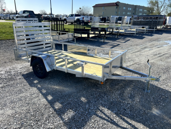 New 2026 QUALITY STEEL AND ALUMINUM 74 x12' Aluminum Utility Trailer
