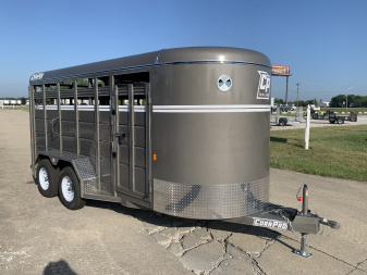 New 2025 CORNPRO SB16-6S Bumper Pull Stock / Stock Combo Trailer