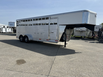 New 2025 Shadow 20' Gooseneck Stock Trailer