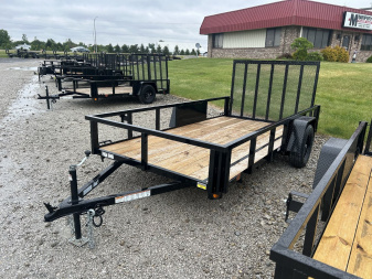 New 2025 QUALITY STEEL AND ALUMINUM 74 x12' Steel Utility Trailer