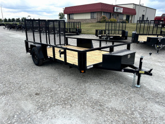 New 2026 Quality Steel and Aluminum 82 x12' Steel Utility Trailer