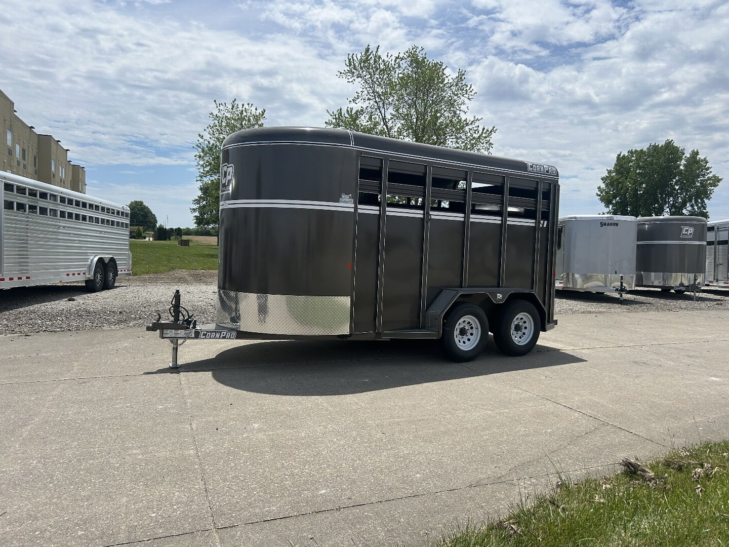 New 2025 CornPro 2 Horse Stock Combo Horse Trailer for sale in ...