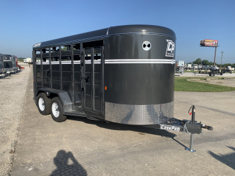 New 2025 CORNPRO SB16 6s Bumper Pull Stock Trailer