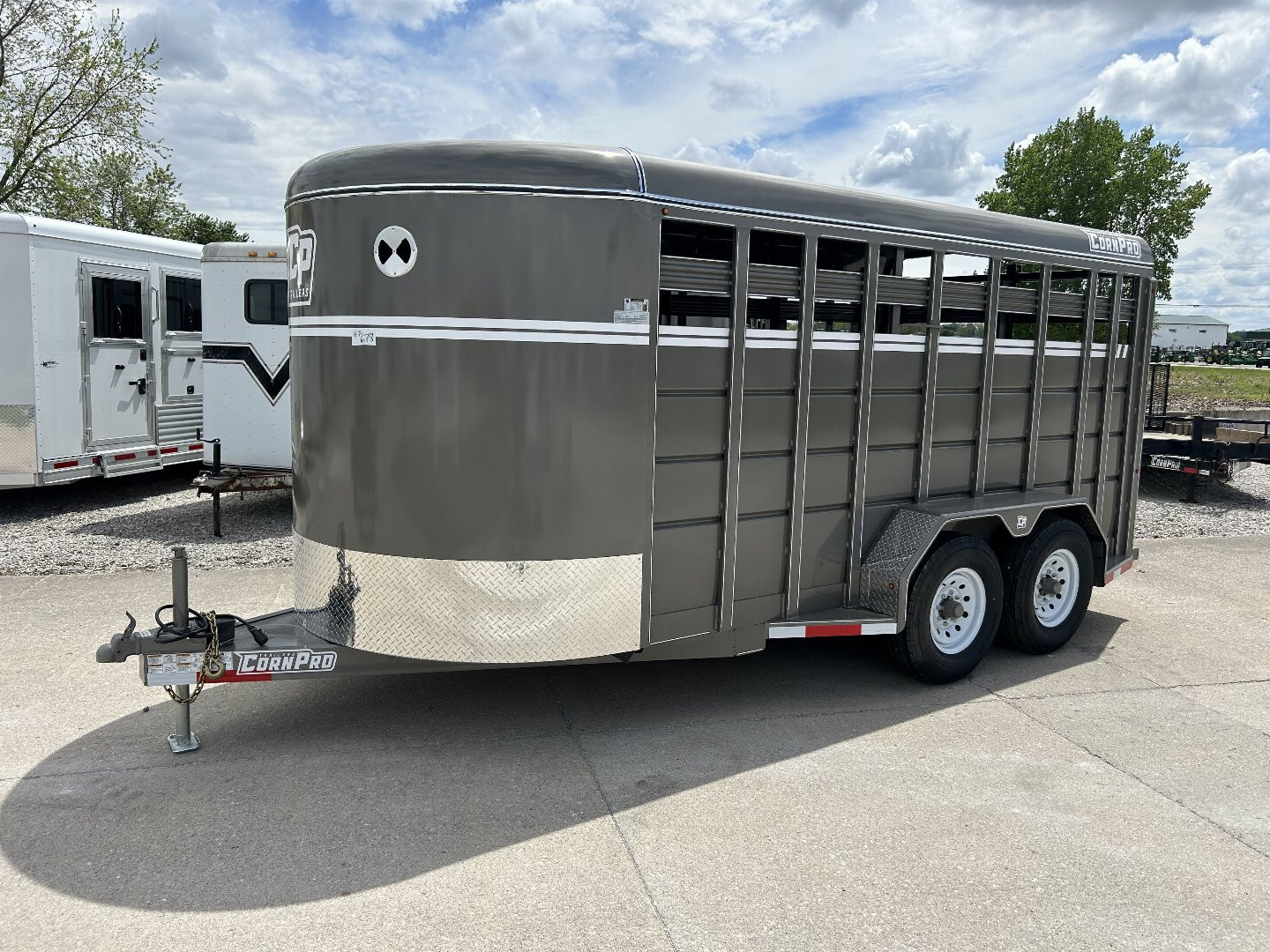 New 2025 CornPro SB16-7H Stock Trailer