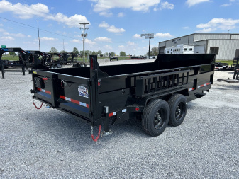 New 2026 Quality Steel and Aluminum 7x16 Low Profile Dump Trailer