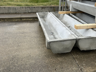 New 10' Concrete Grain Bunk