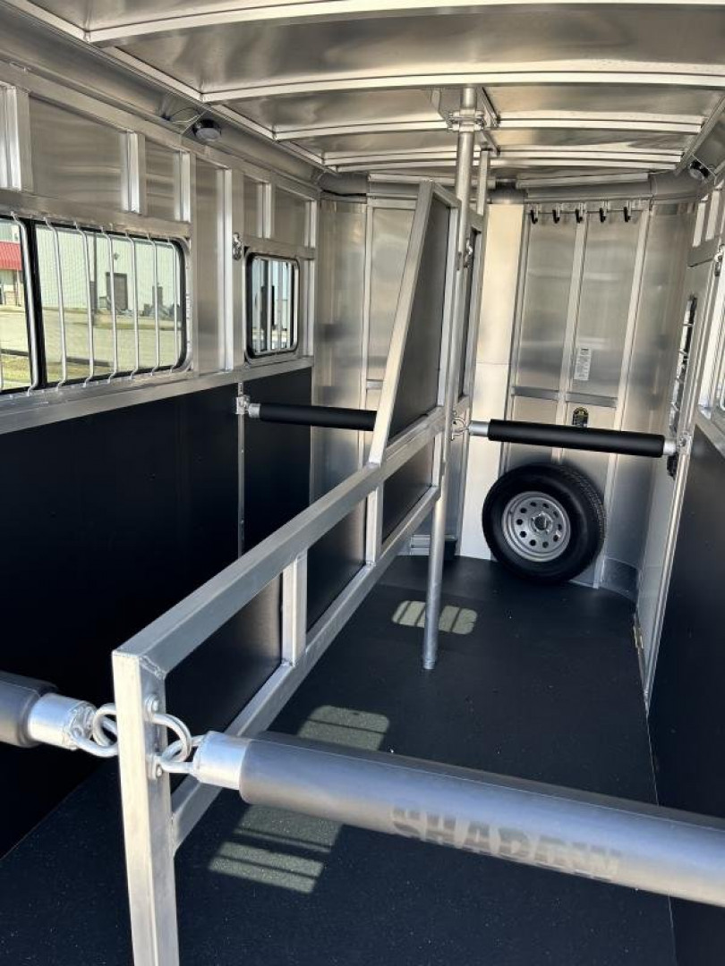 New 2025 Shadow Trailers 2 Horse Straight Load Horse Trailer