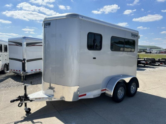 New 2025 Shadow Trailers 2 Horse Straight Load Horse Trailer