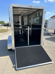 New 2025 Shadow Trailers 2 Horse Straight Load Horse Trailer