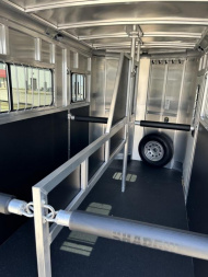 New 2025 Shadow Trailers 2 Horse Straight Load Horse Trailer