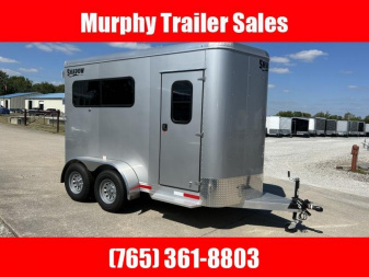 New 2025 Shadow Trailers 2 Horse Straight Load Horse Trailer