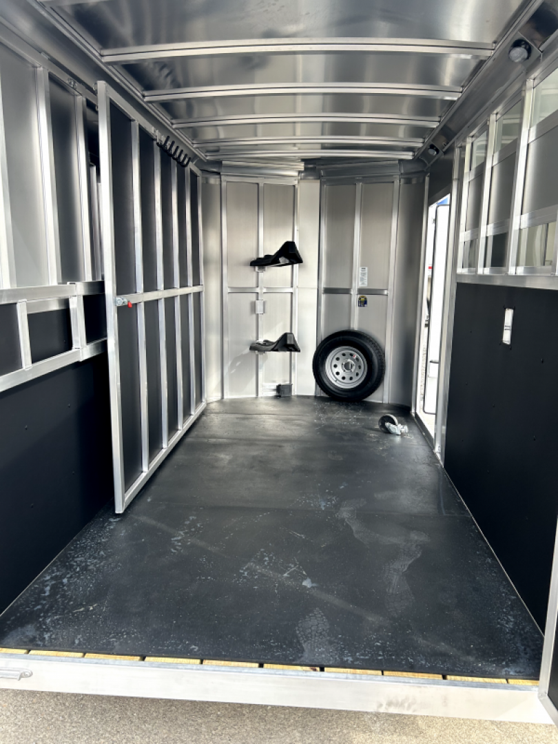 New 2025 Shadow Trailers 2 Horse Slant Load Bumper Pull Horse Trailer