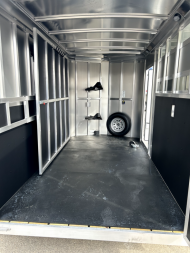 New 2025 Shadow Trailers 2 Horse Slant Load Bumper Pull Horse Trailer