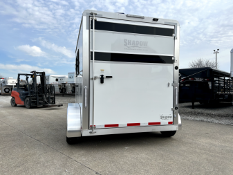 New 2025 Shadow Trailers 2 Horse Slant Load Bumper Pull Horse Trailer