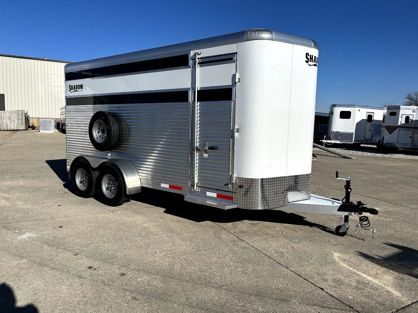 New 2025 Shadow Trailers Stockman 16' Bumper Pull Stock / Stock Combo Trailer