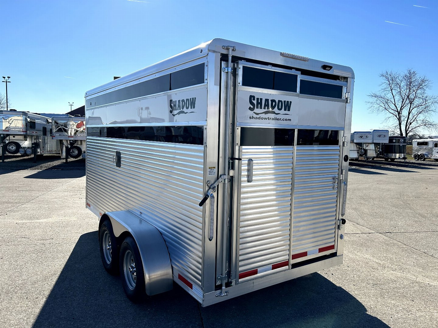 New 2025 Shadow Trailers Stockman 16' Bumper Pull Stock / Stock Combo Trailer