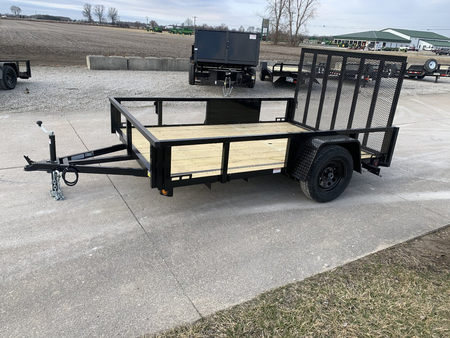 New 2025 QUALITY STEEL AND ALUMINUM 82"x10' Steel Utility Trailer