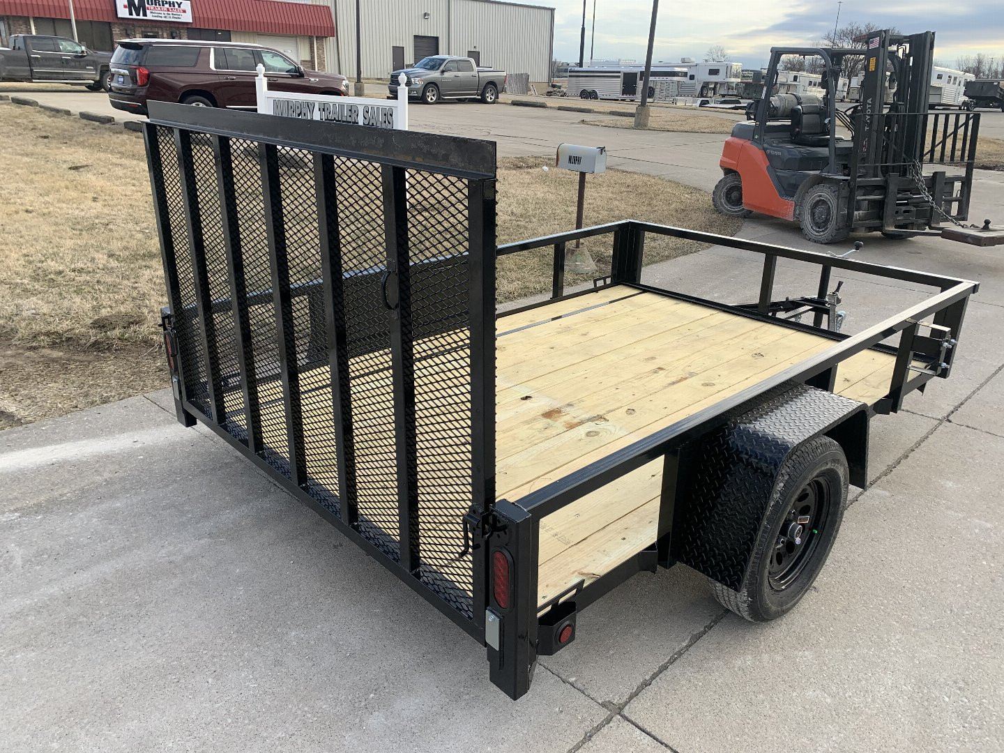New 2025 QUALITY STEEL AND ALUMINUM 82"x10' Steel Utility Trailer