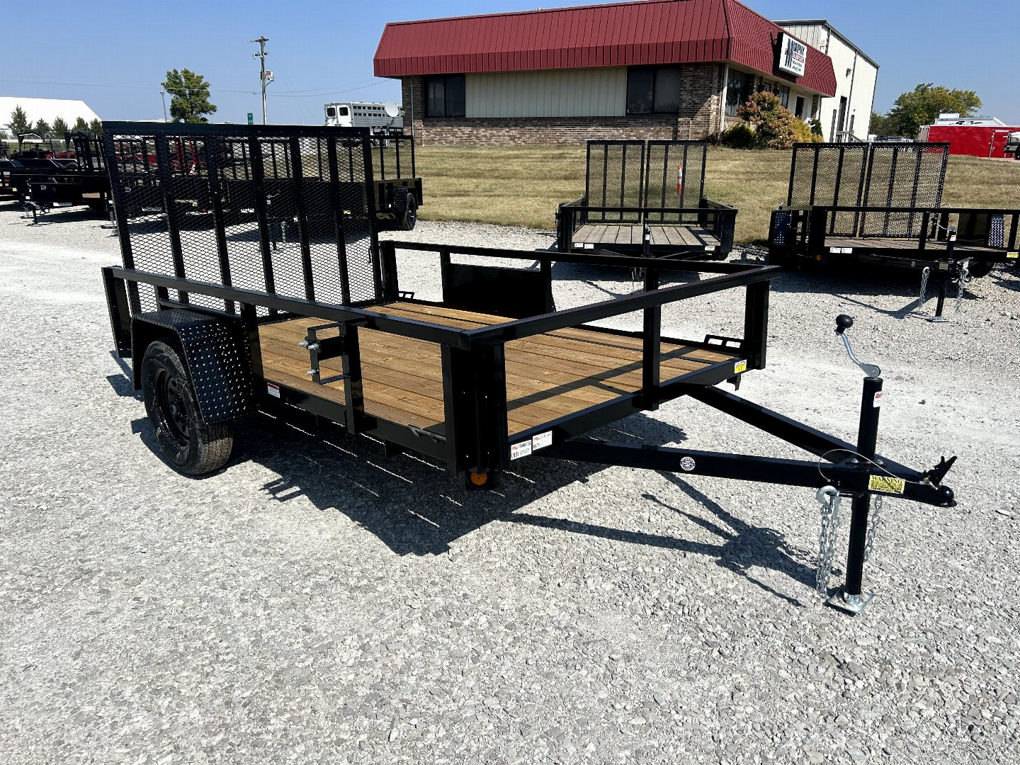 New 2025 QUALITY STEEL AND ALUMINUM 74"x10' Steel Utility Trailer