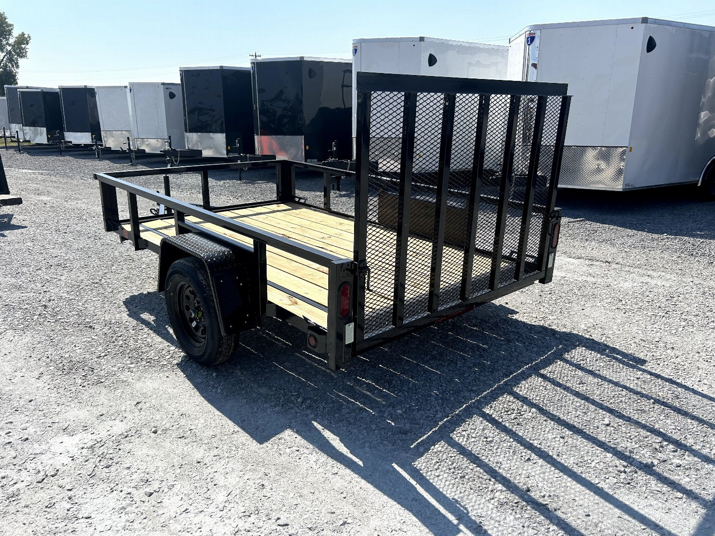 New 2025 QUALITY STEEL AND ALUMINUM 74"x10' Steel Utility Trailer