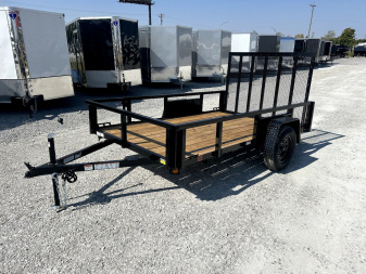 New 2025 QUALITY STEEL AND ALUMINUM 74"x10' Steel Utility Trailer