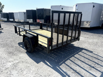 New 2025 QUALITY STEEL AND ALUMINUM 74"x10' Steel Utility Trailer