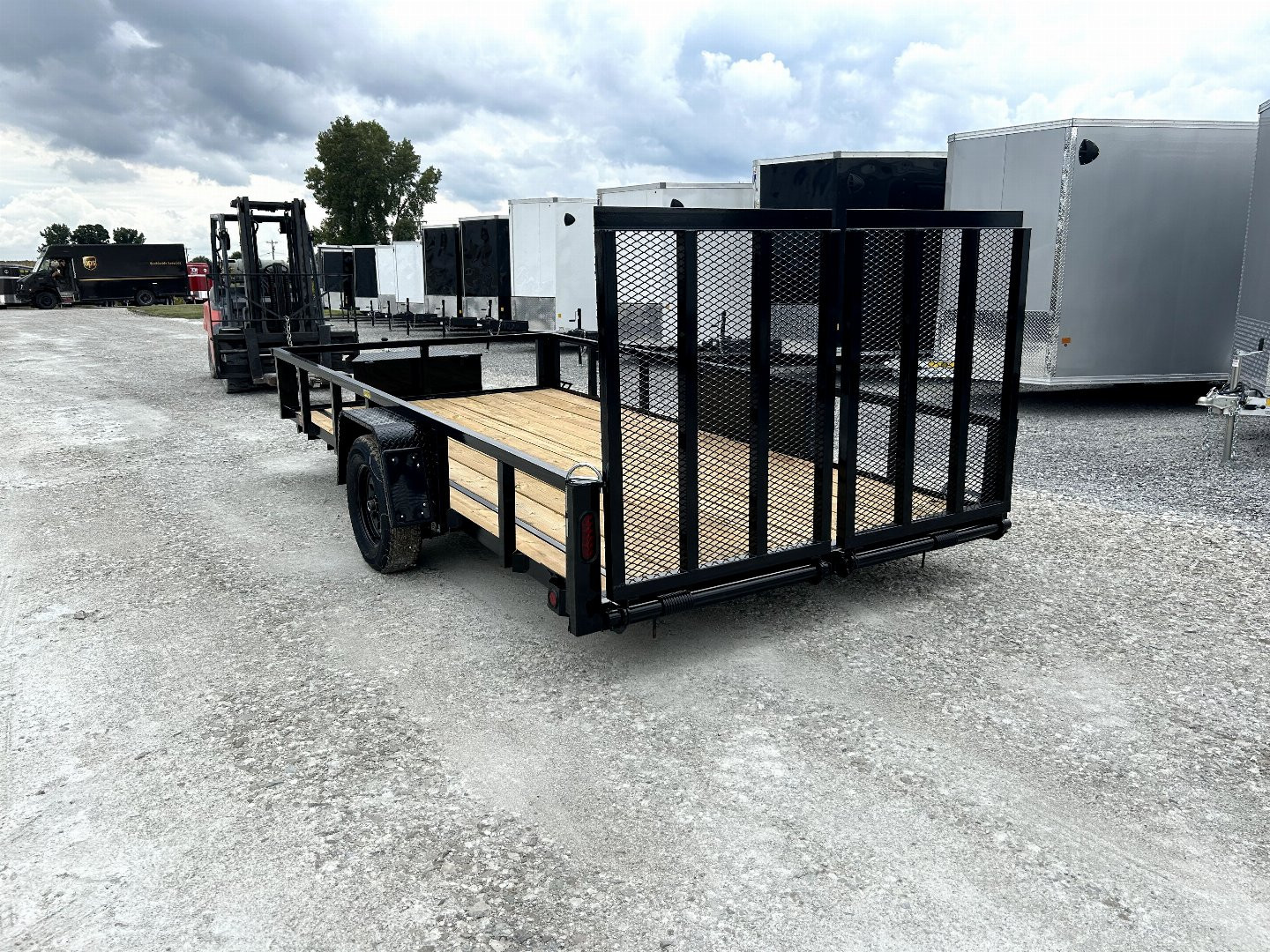 New 2025 Quality Steel and Aluminum 82"x14' Steel Utility Trailer