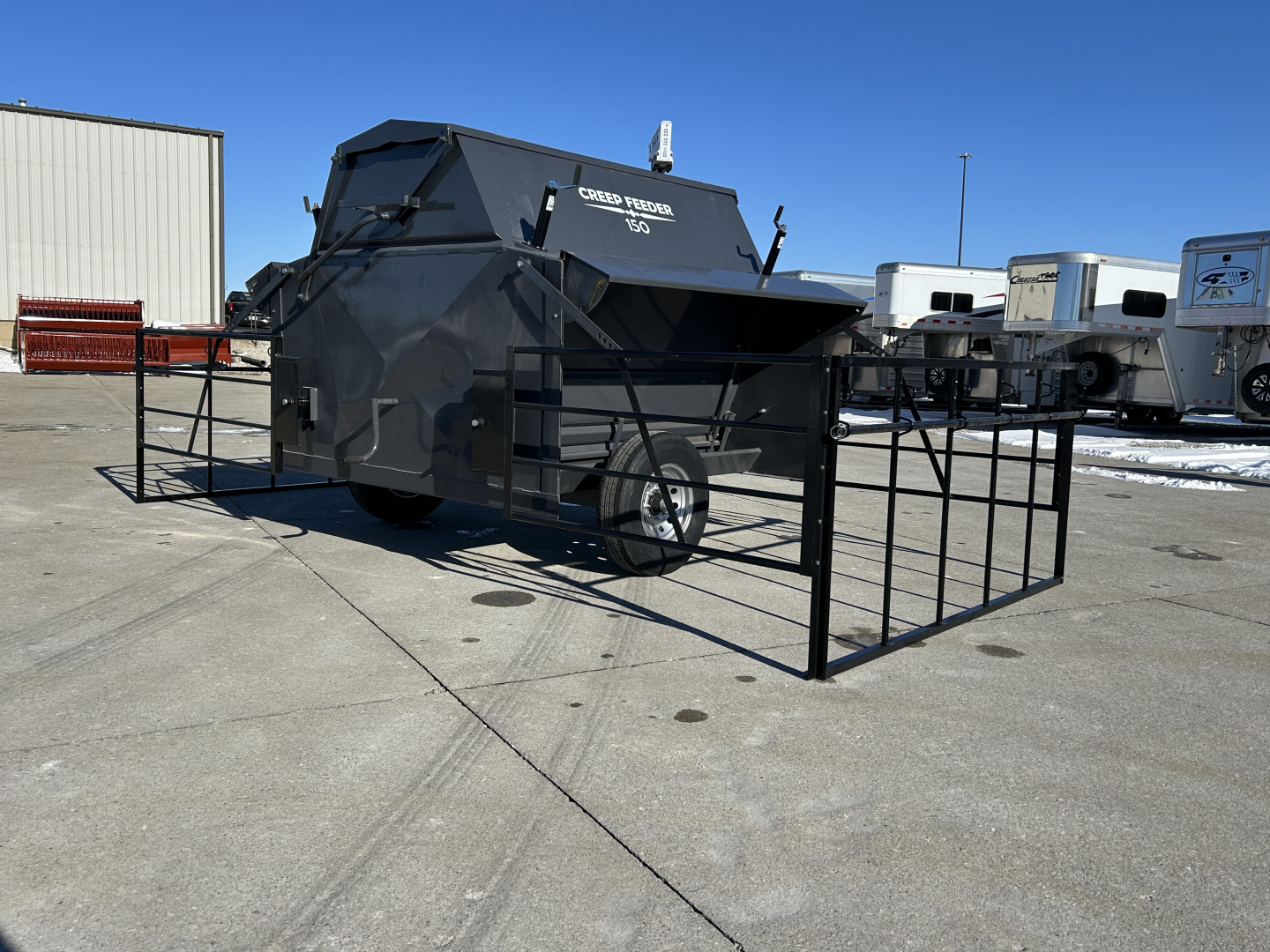 New 2025 MTS 150 Bushel Creep Feeder