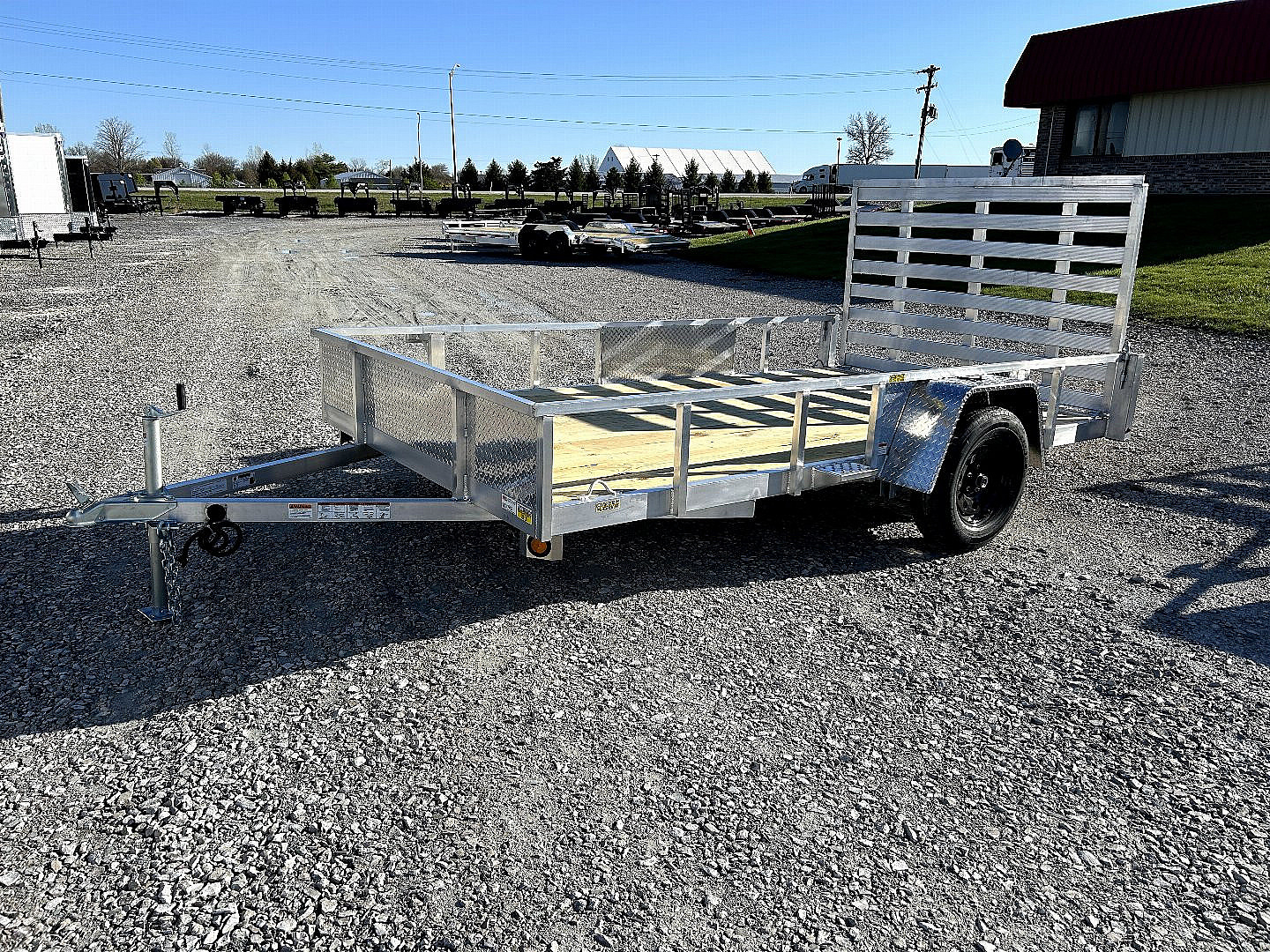 New 2026 QUALITY STEEL AND ALUMINUM 82"x12' Aluminum Utility Trailer