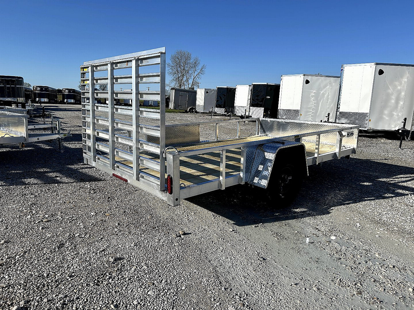 New 2026 QUALITY STEEL AND ALUMINUM 82"x12' Aluminum Utility Trailer