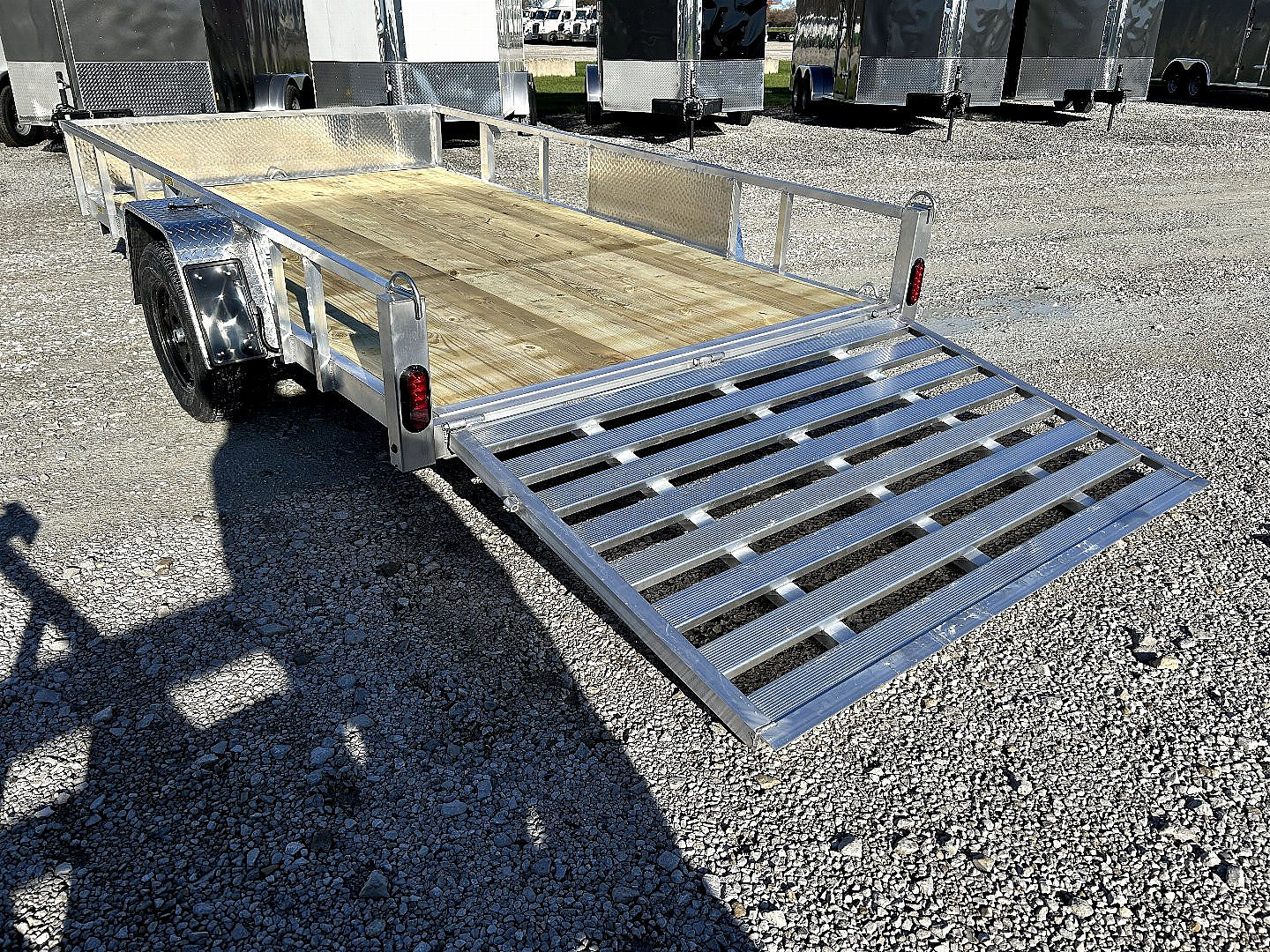 New 2026 QUALITY STEEL AND ALUMINUM 82"x12' Aluminum Utility Trailer