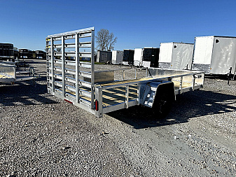 New 2026 QUALITY STEEL AND ALUMINUM 82"x12' Aluminum Utility Trailer