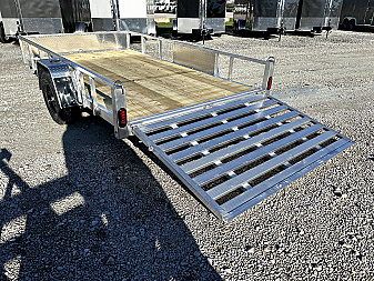 New 2026 QUALITY STEEL AND ALUMINUM 82"x12' Aluminum Utility Trailer