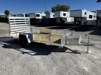 New 2025 QUALITY STEEL AND ALUMINUM 74"x12' Aluminum Utility Trailer