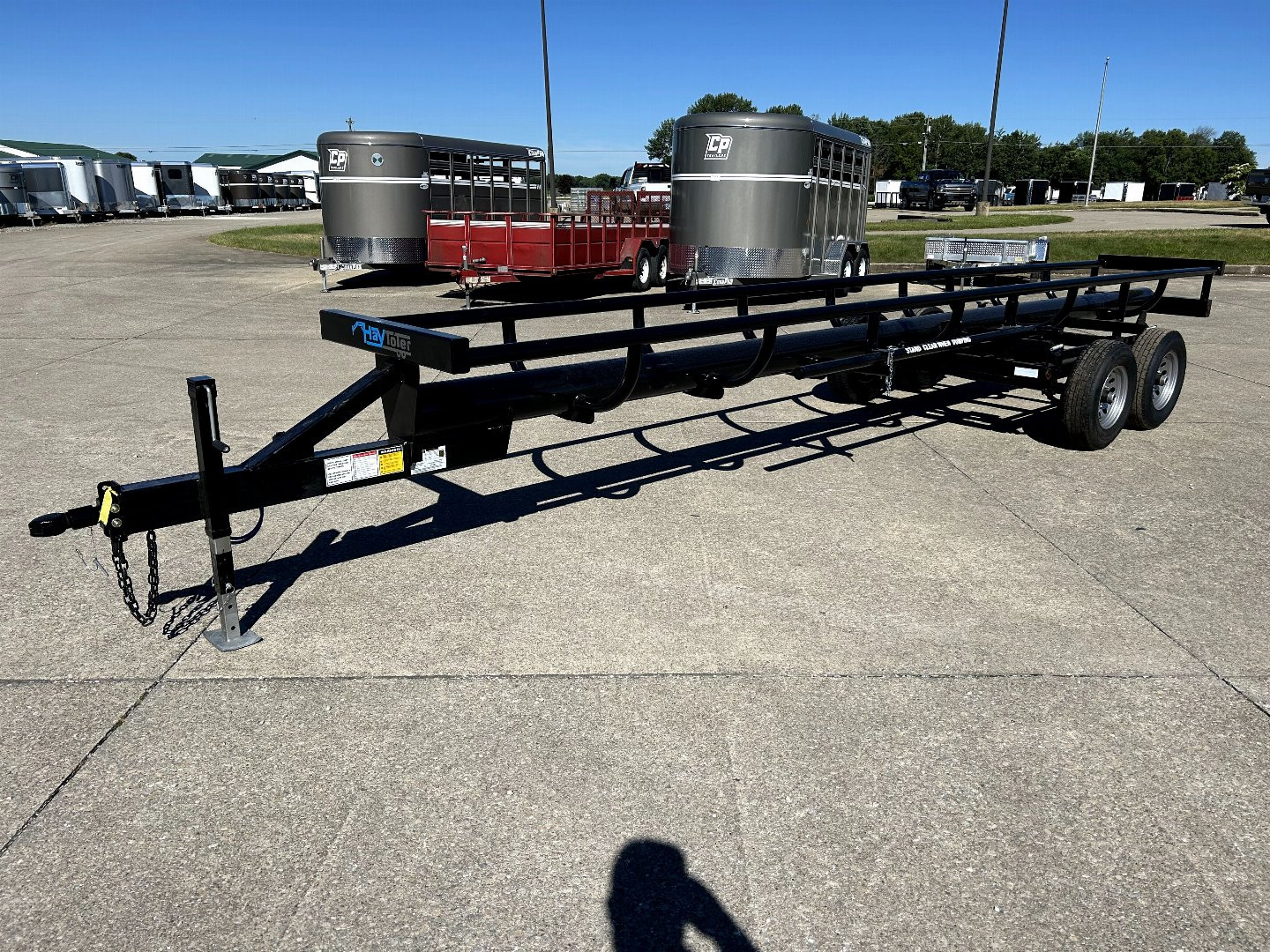 New 2025 Hay Toter 25' Inline Hay Trailer