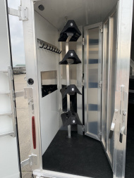 New 2024 Adam 4 Horse Slant Load Horse Trailer