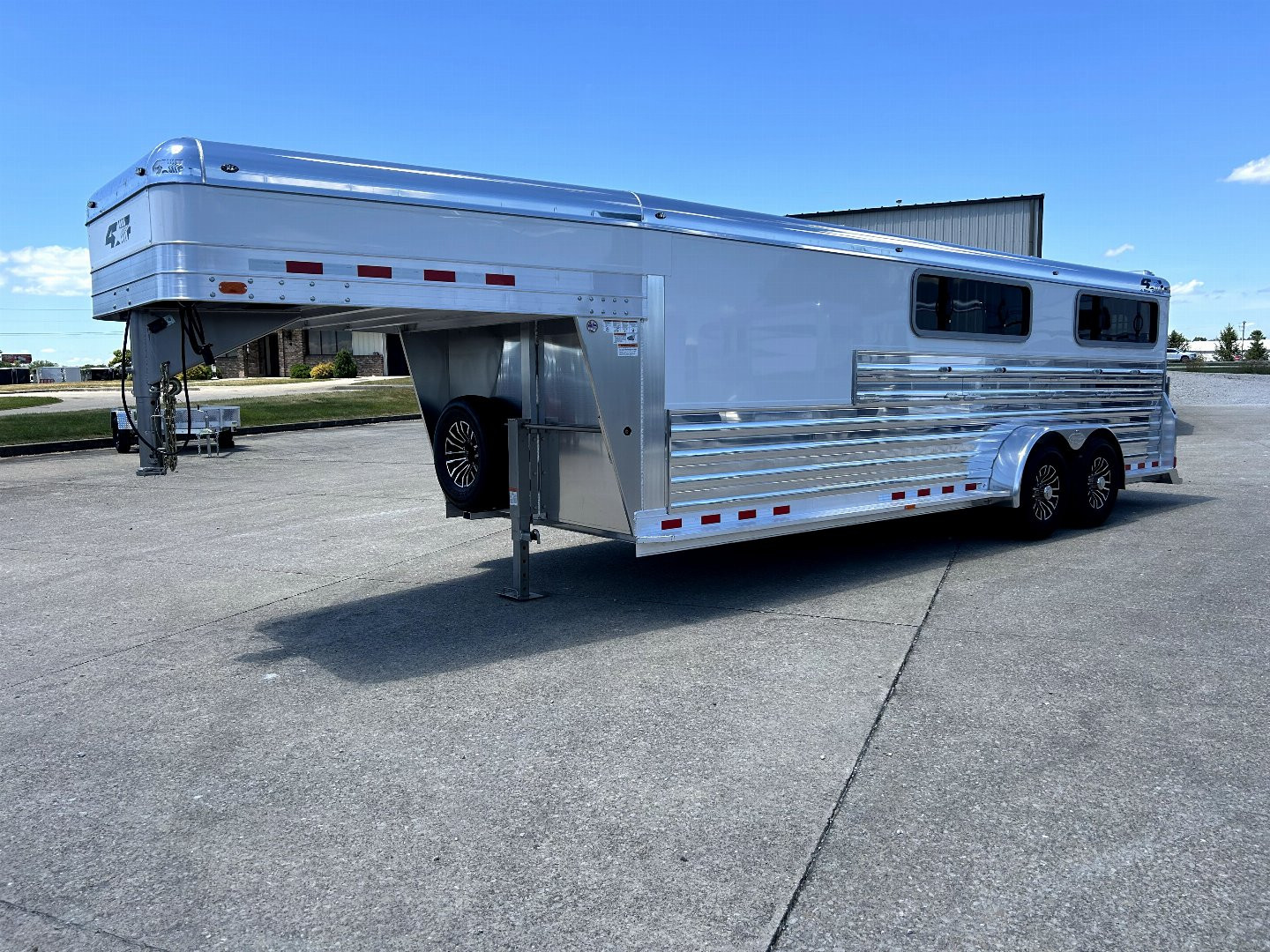 New 2025 4-STAR TRAILERS Show Stock 8 Pen Stock Trailer