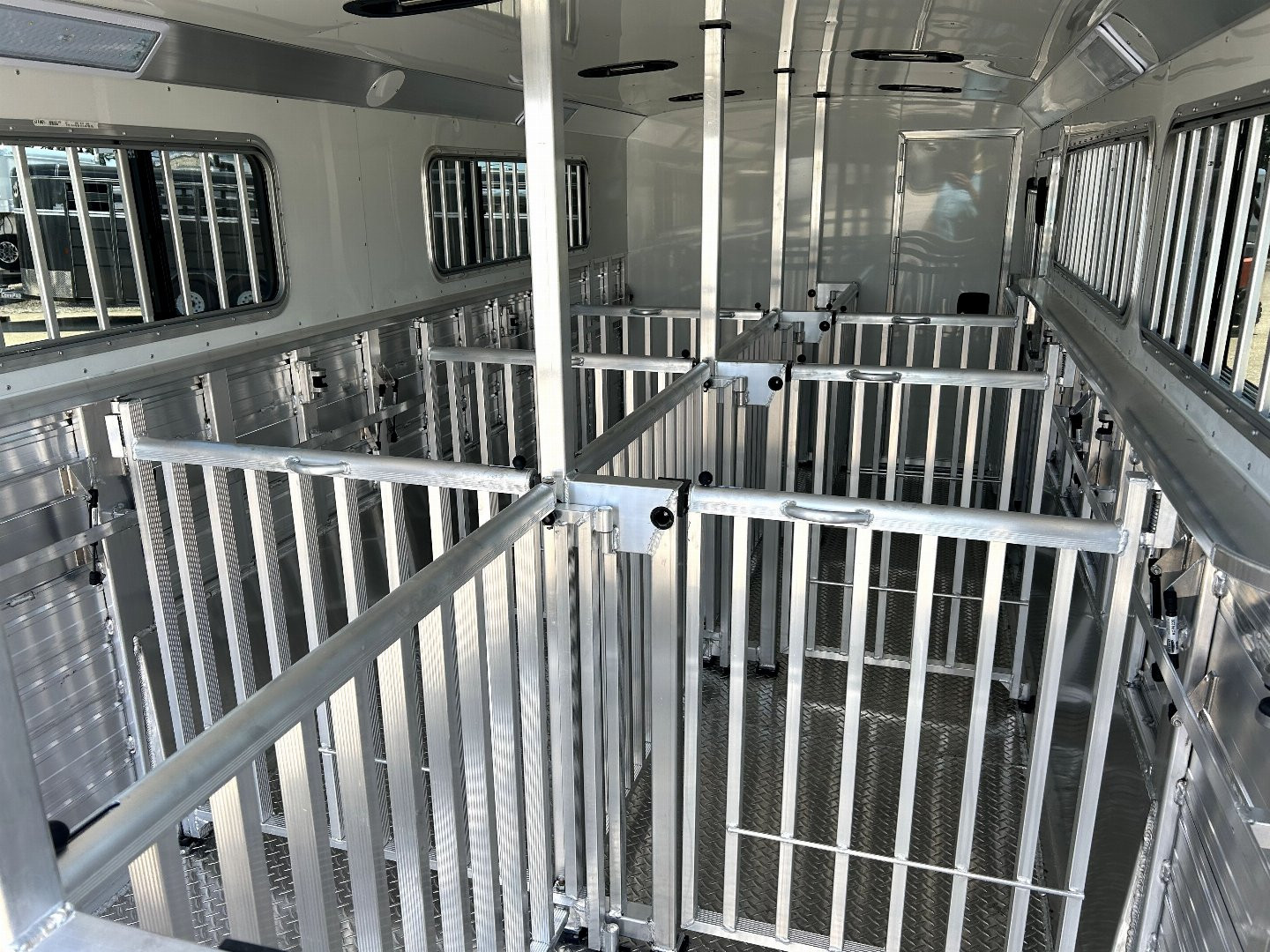 New 2025 4-STAR TRAILERS Show Stock 8 Pen Stock Trailer