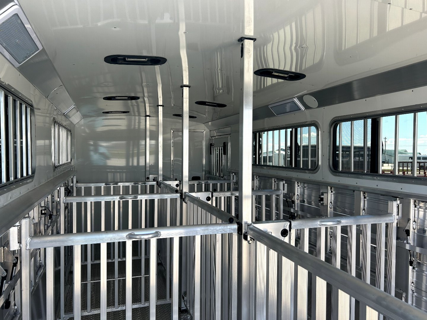 New 2025 4-STAR TRAILERS Show Stock 8 Pen Stock Trailer