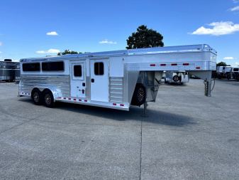 New 2025 4-STAR TRAILERS Show Stock 8 Pen Stock Trailer